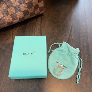 Tiffany and co sterling silver mesh ring 5.5